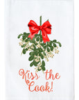 Kiss The Cook Mistletoe Kitchen Towel