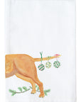 Lab With Ornament On Tail Kitchen Towel