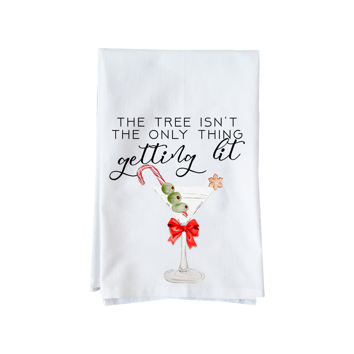 Martini Getting Lit Kitchen Towel