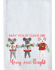 Mouse Merry and Bright  Kitchen Towel