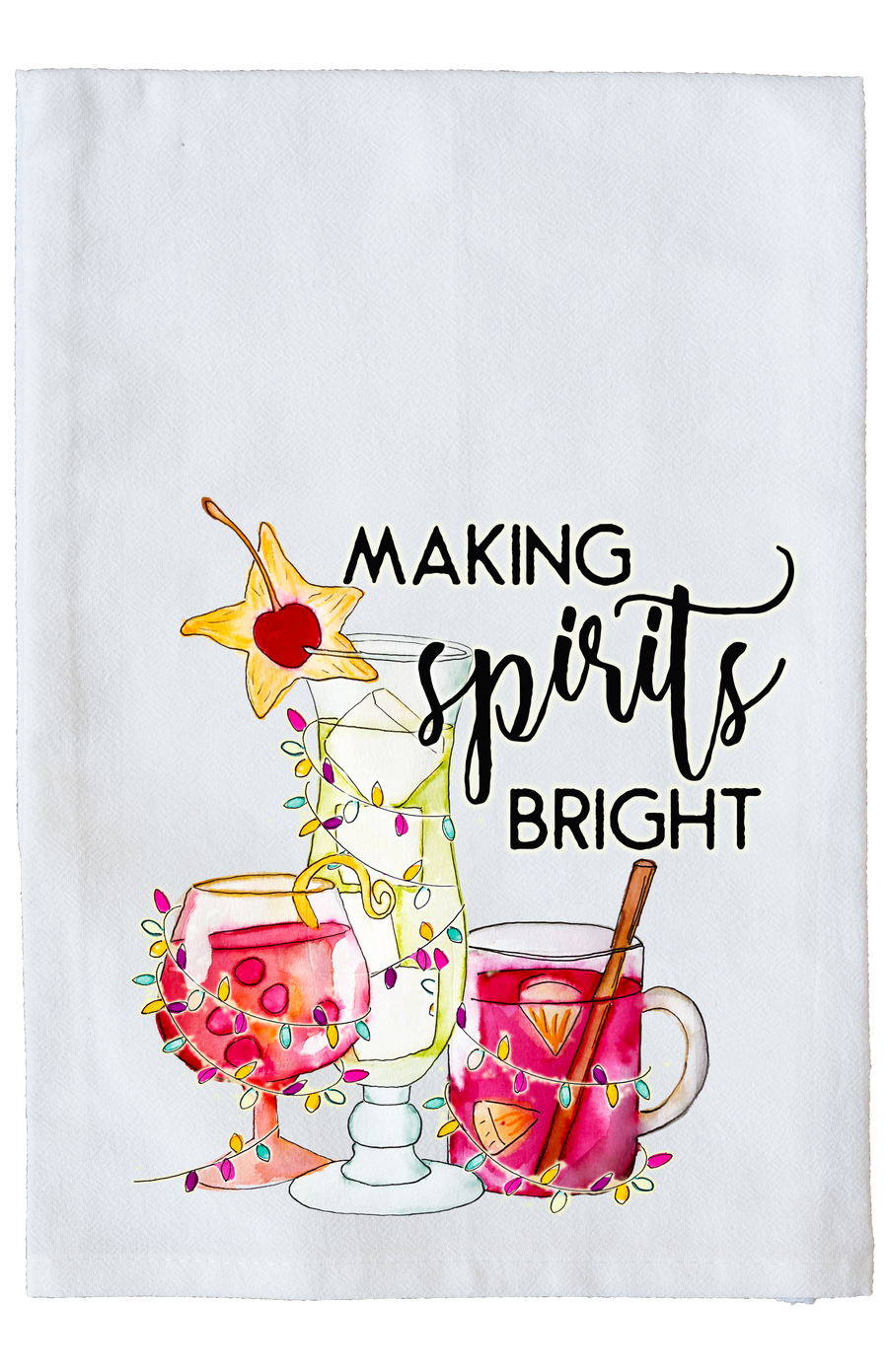 Making Spirits Bright Kitchen Towel