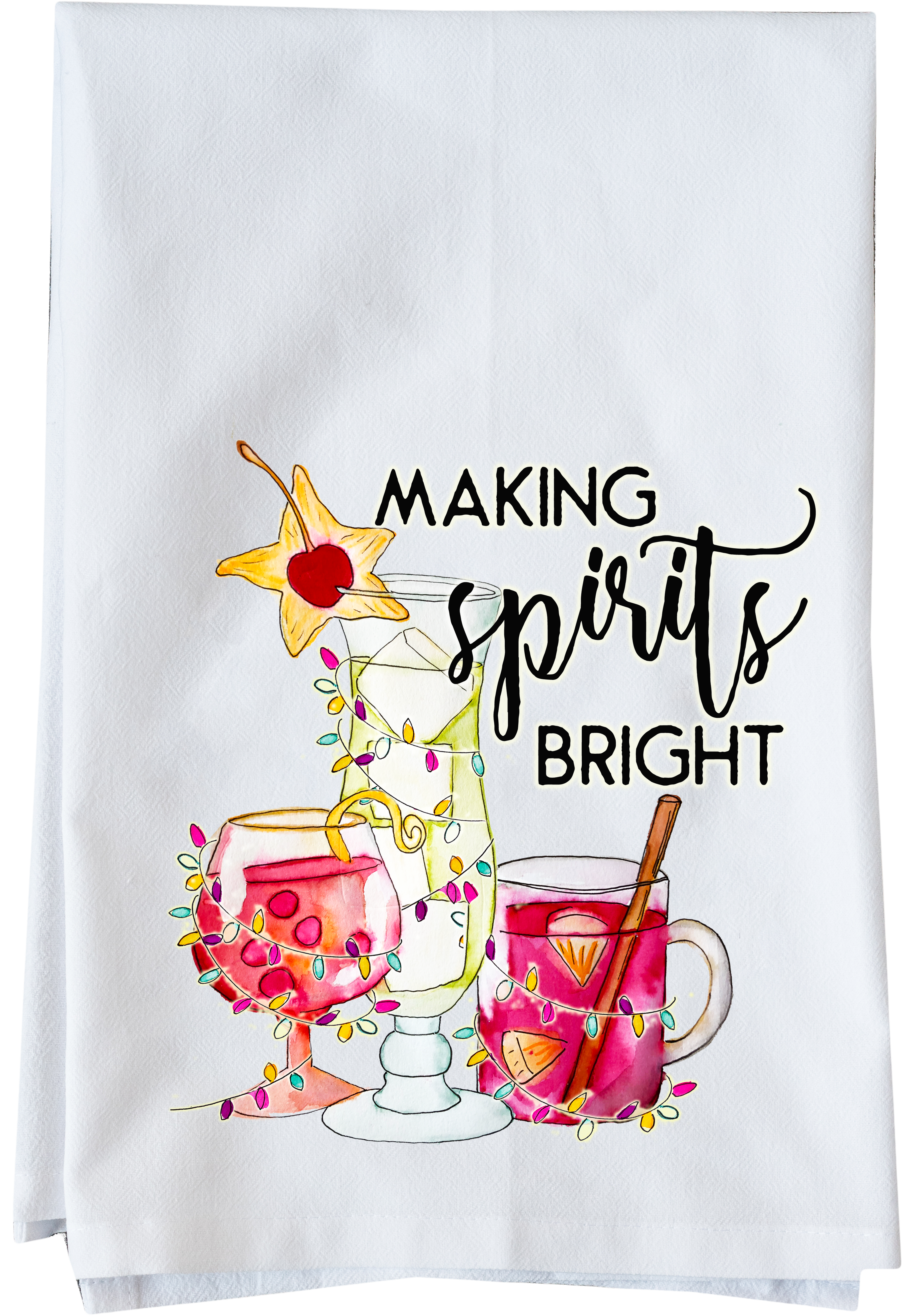 Making Spirits Bright Kitchen Towel