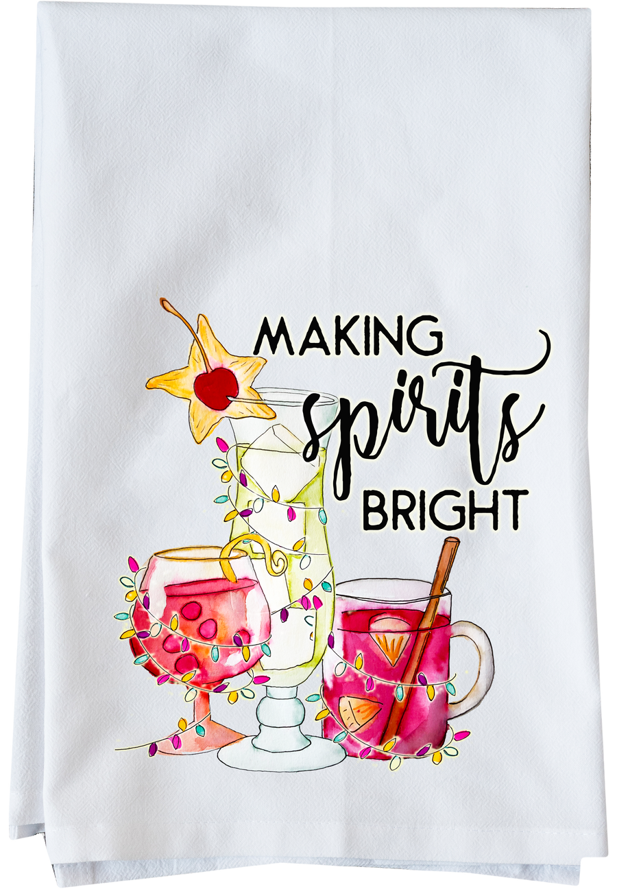 Making Spirits Bright Kitchen Towel
