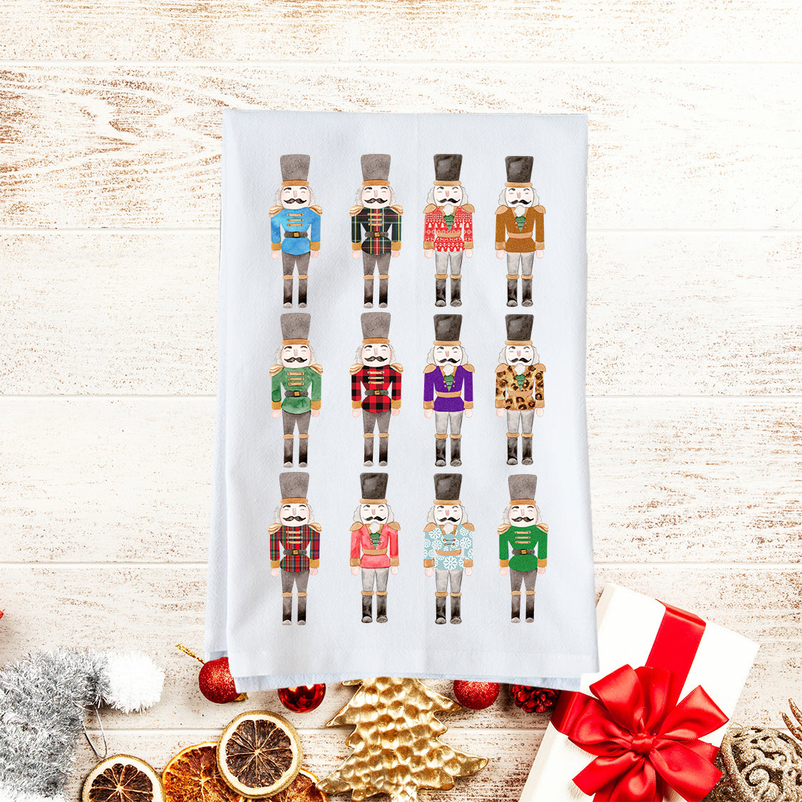 Nutcracker Collage Kitchen Towel