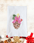 Pinecone Ornament Kitchen Towel