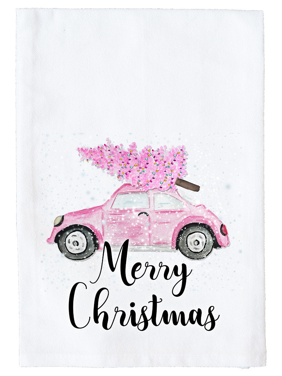 Pink Car Christmas Ornament