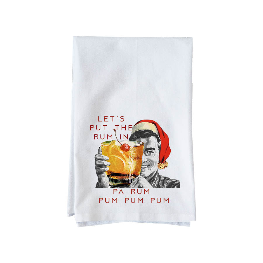 Let's put the Rum Kitchen Towel