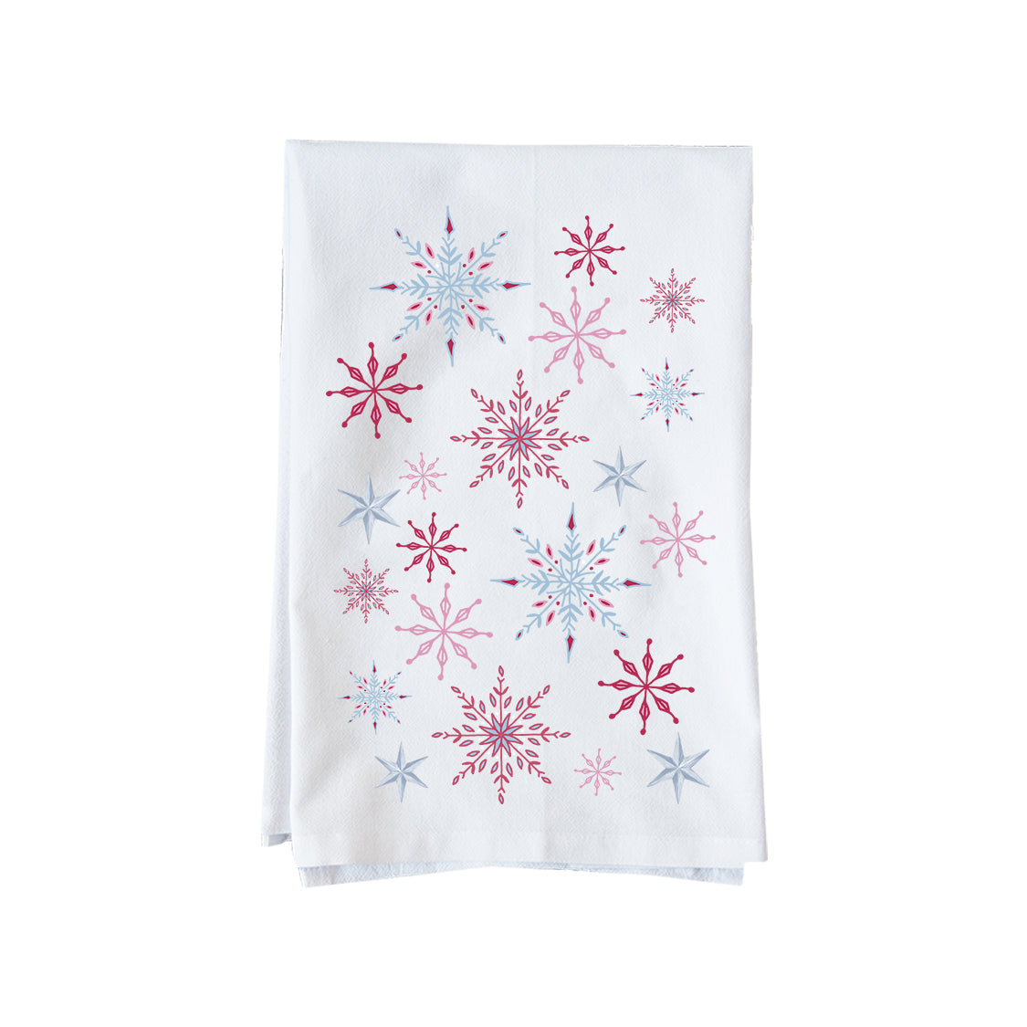 Snowflake Collage Kitchen Towel