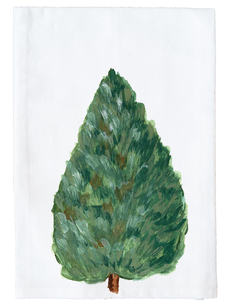 White Cedar Tree Kitchen Towel