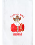 Wranglin Up Christmas Kitchen Towel