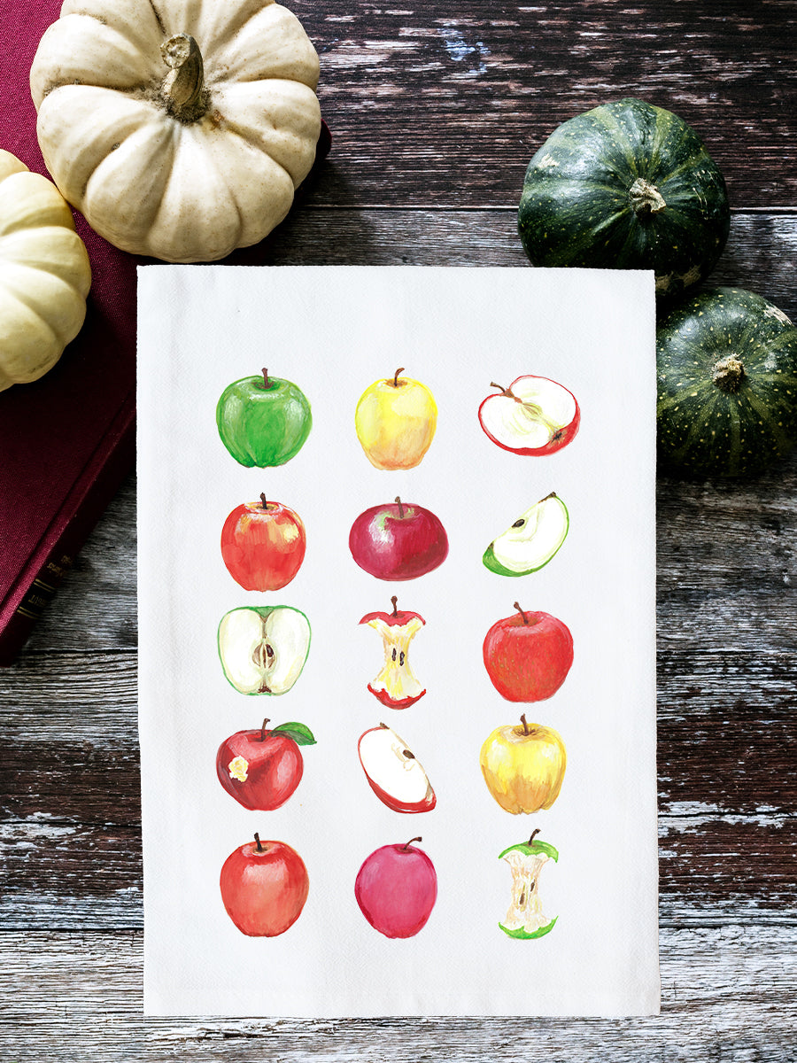 Apple Collage Kitchen Towel