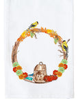 September Wreath with Options Kitchen Towel