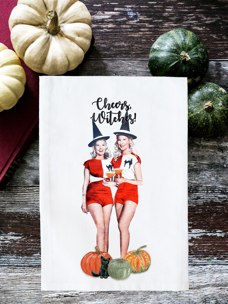 Cheers Witches Kitchen Towel