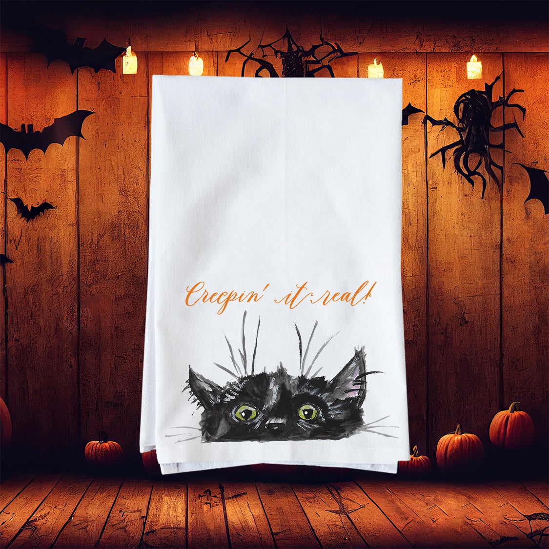 Creepin' it Real Kitchen Towel