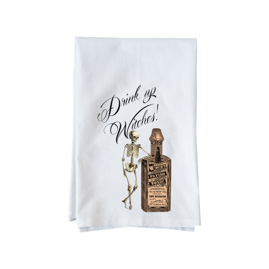 Drink Up Witches Kitchen Towel