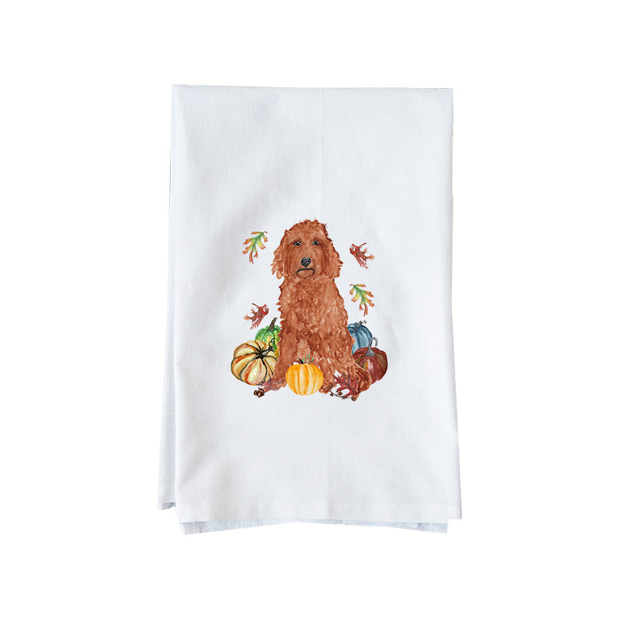 Fall Doodle Kitchen Towel