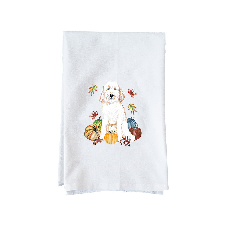 Fall Doodle Kitchen Towel