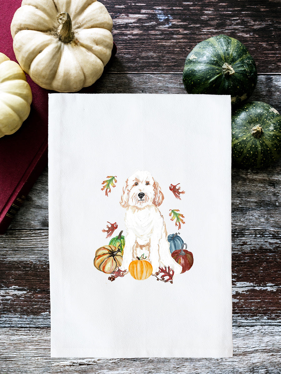 Fall Doodle Kitchen Towel