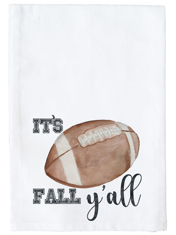 It's Fall Y'all Football Kitchen Towel