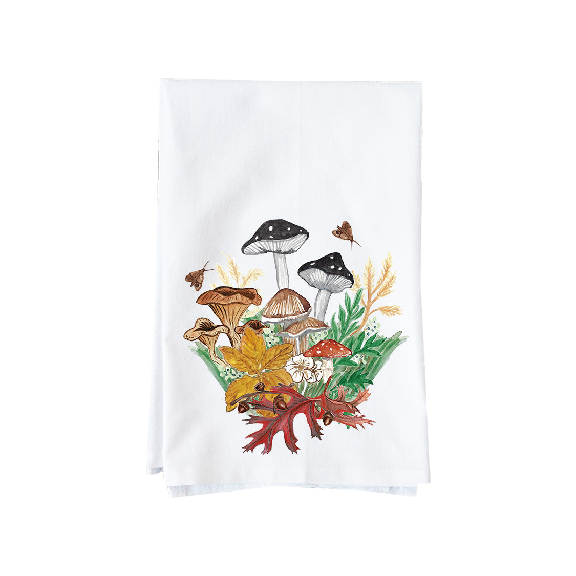 Fall Mushrooms Kitchen Towel
