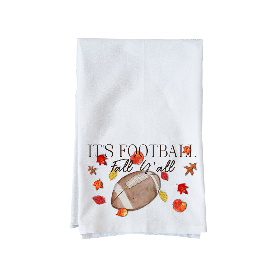 Football Fall Y'all Kitchen Towel