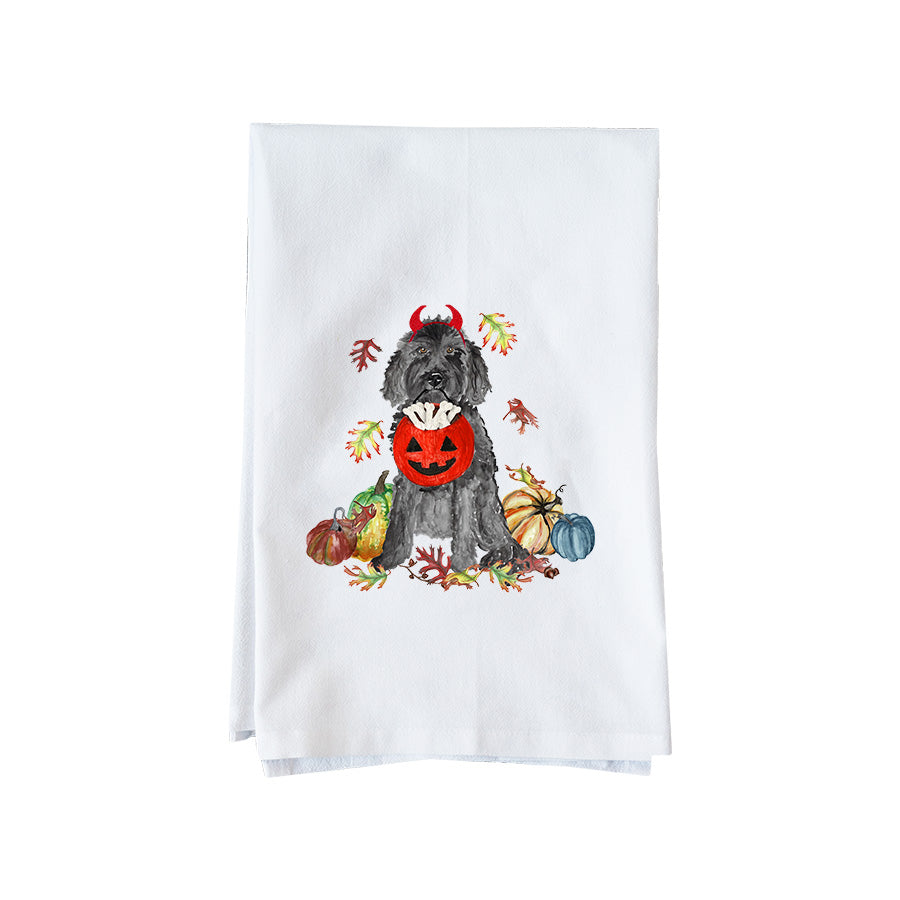 Halloween Doodle Kitchen Towel
