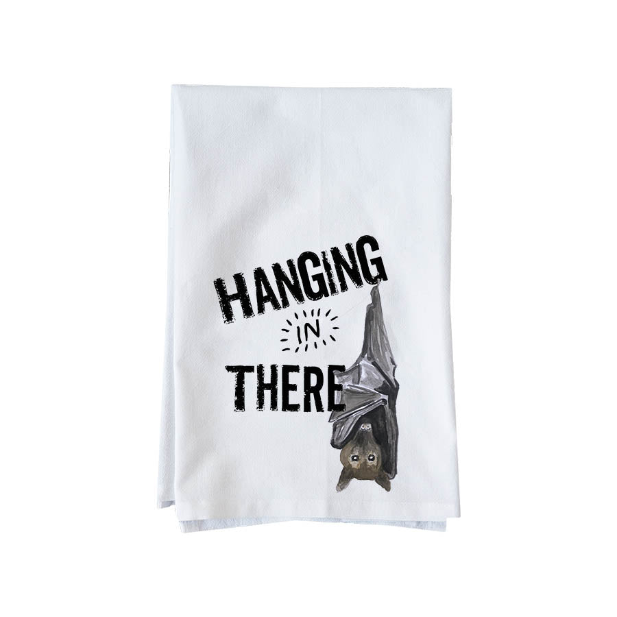 Hanging in There Kitchen Towel