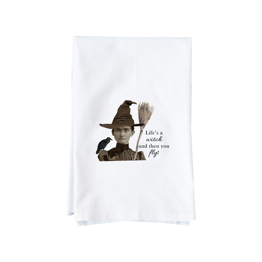 Life's A Witch Kitchen Towel