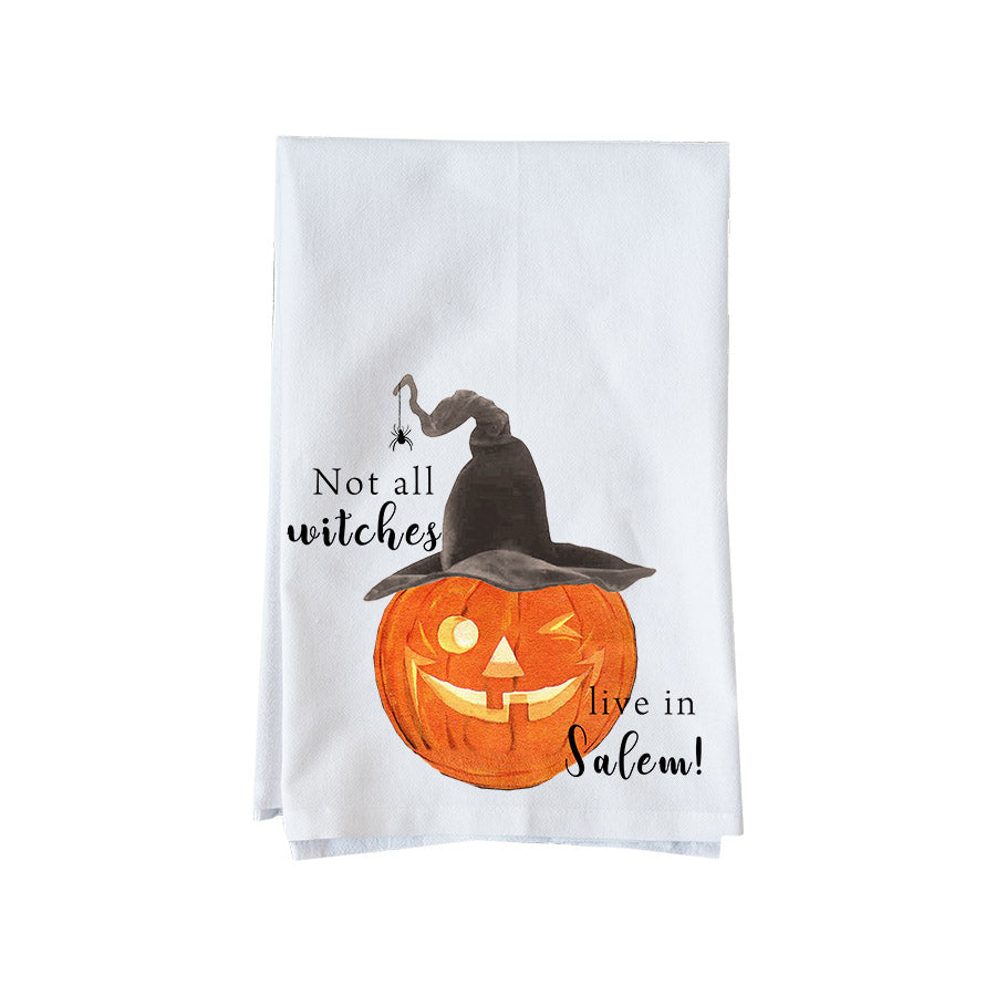 Not All Witches Live In Salem Kitchen Towel
