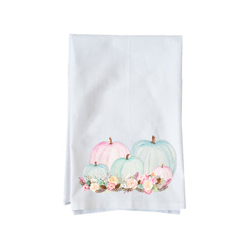 Pastel Pumpkins Kitchen Towel