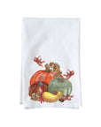 Pumpkins and Chipmunks Kitchen Towel
