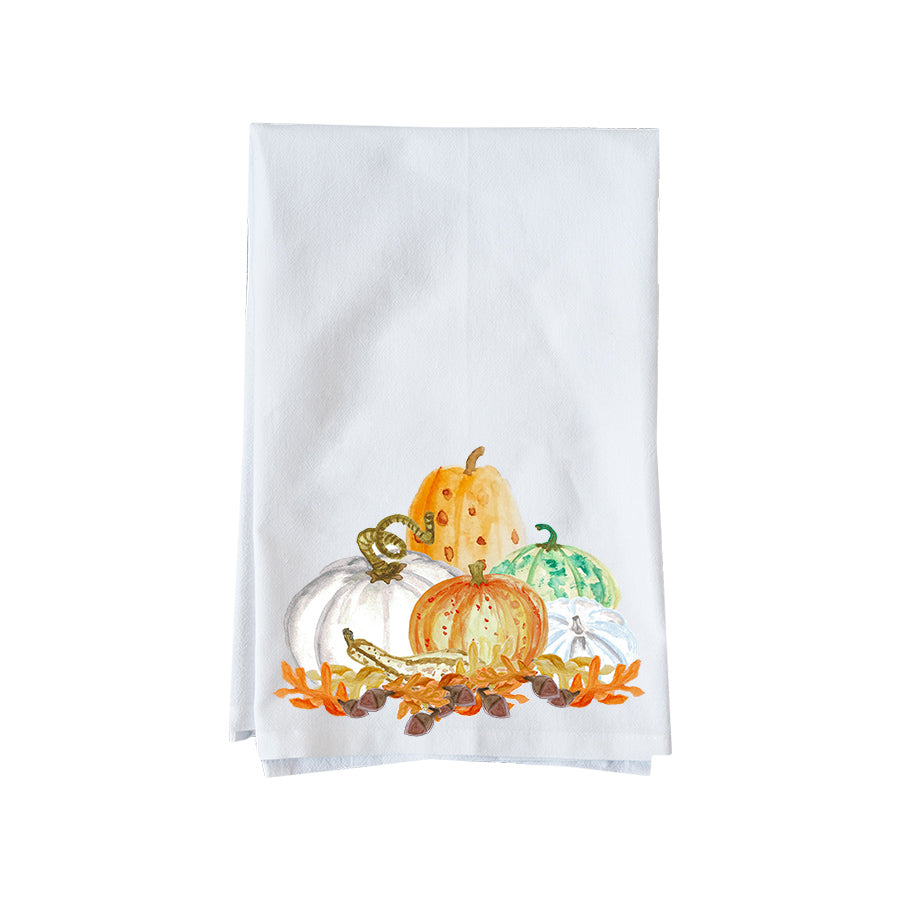 Pumpkin Fall Display Kitchen Towel