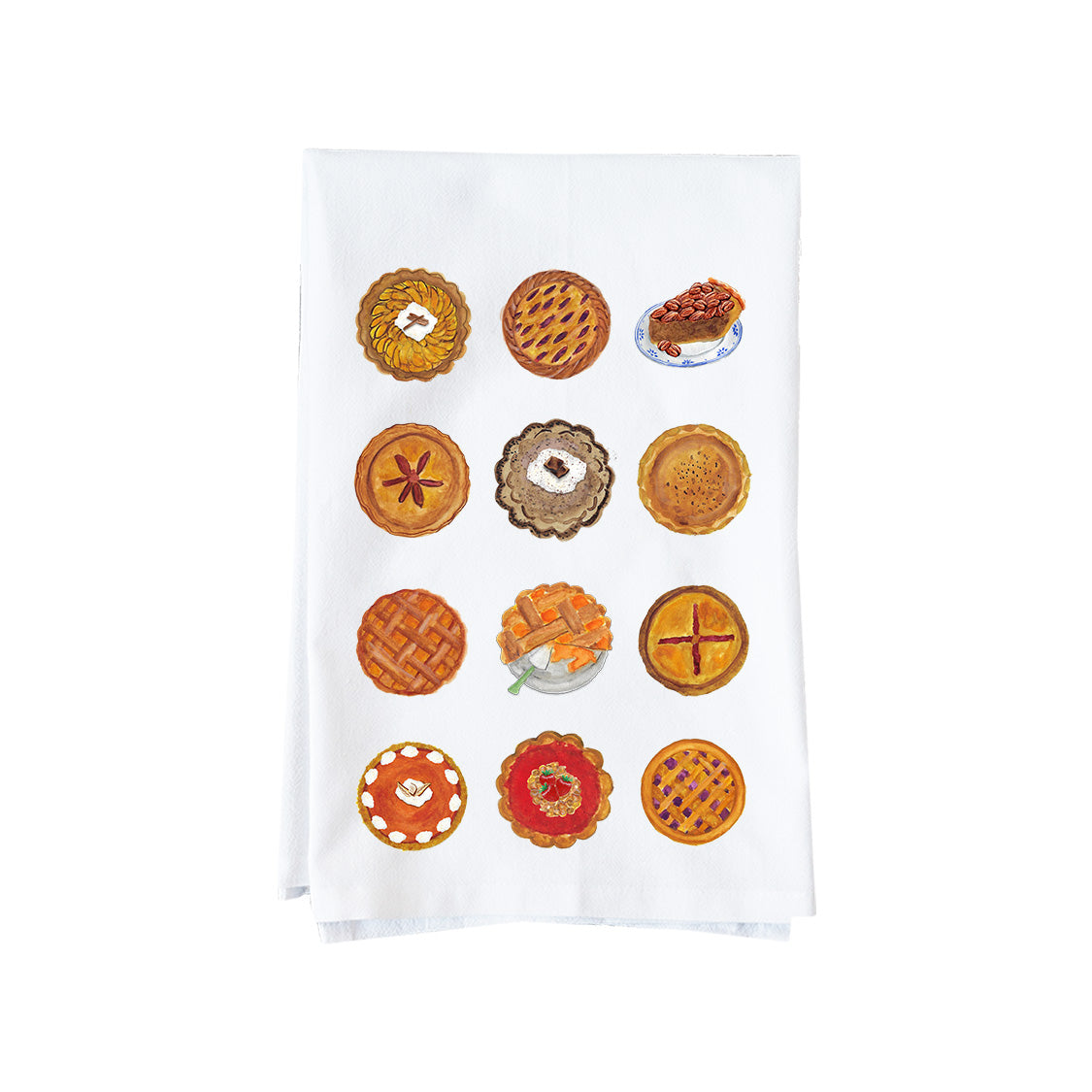 Pie Collage Kitchen Towel