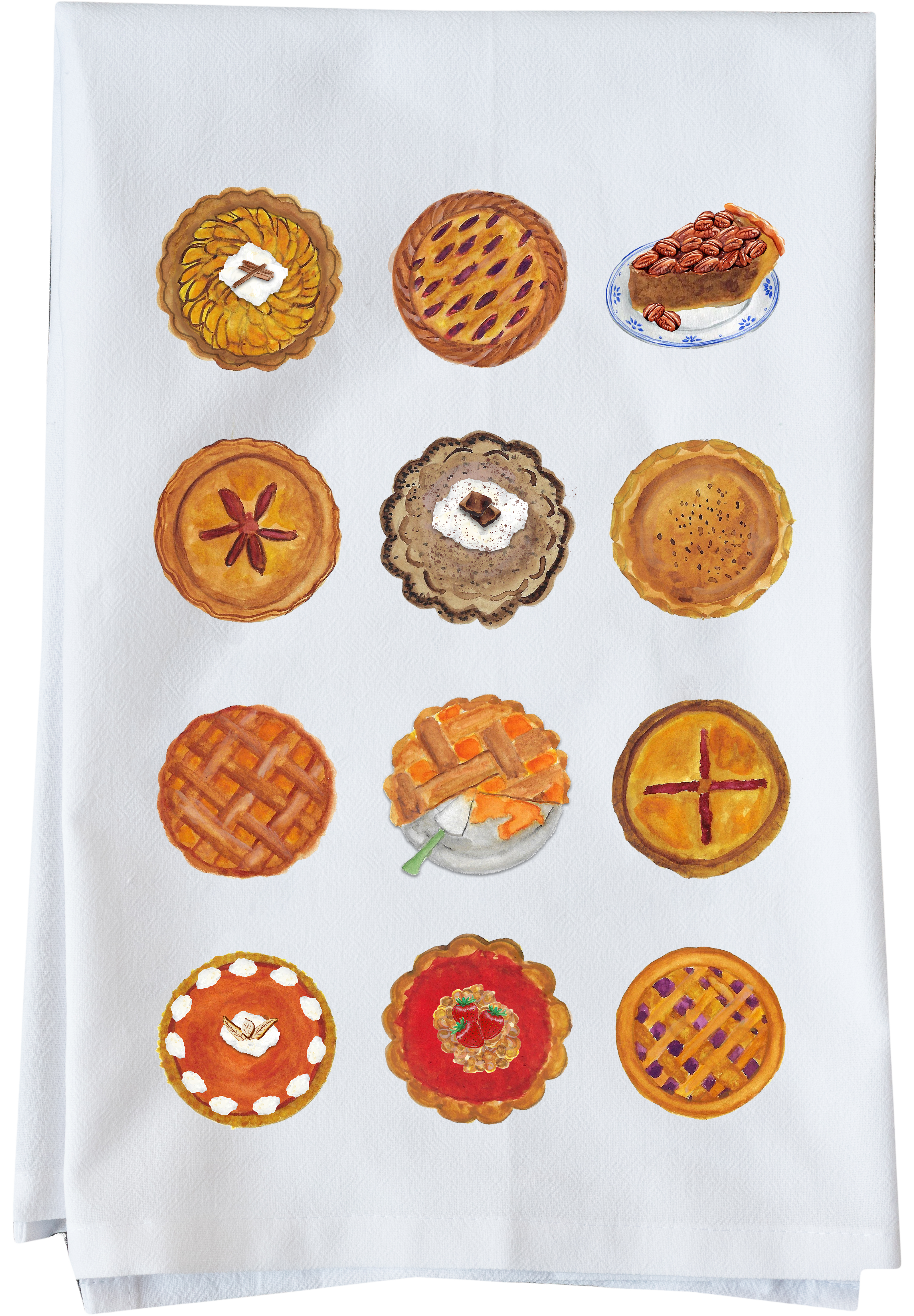 Pie Collage Kitchen Towel