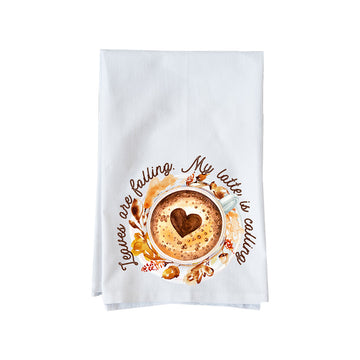 My Latte is Calling Kitchen Towel