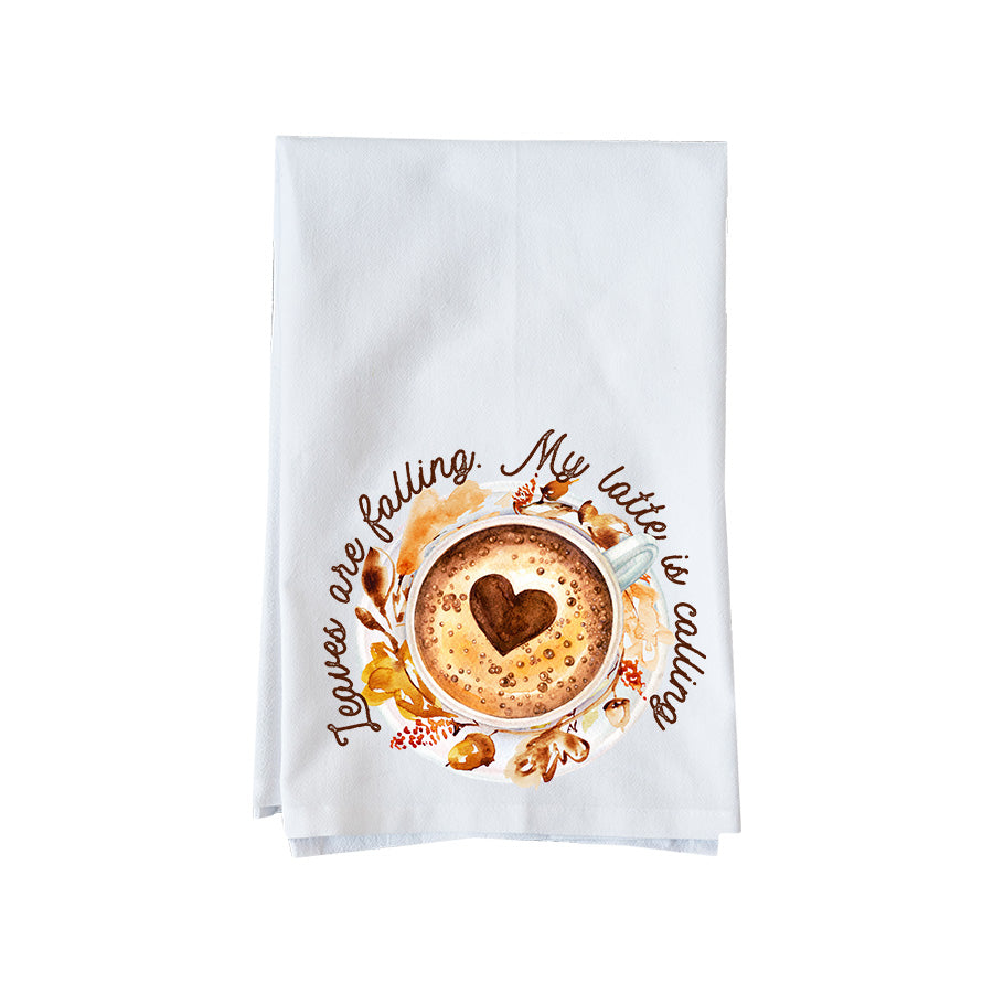 My Latte is Calling Kitchen Towel