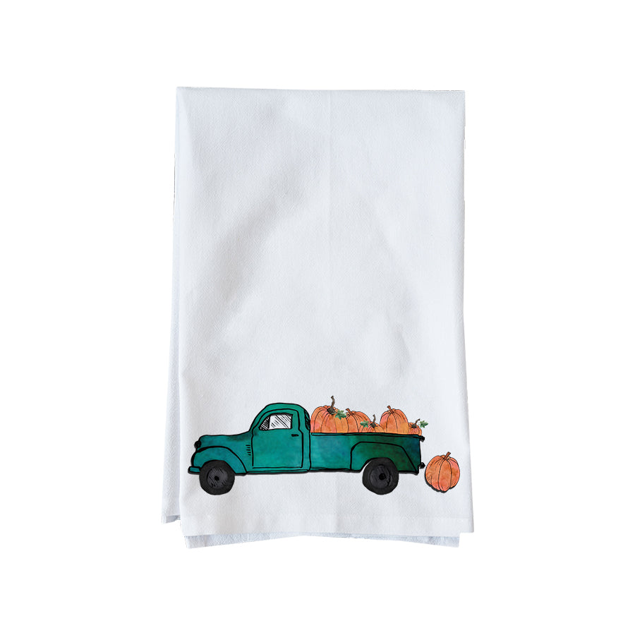 Pumpkin Truck Kitchen Towel