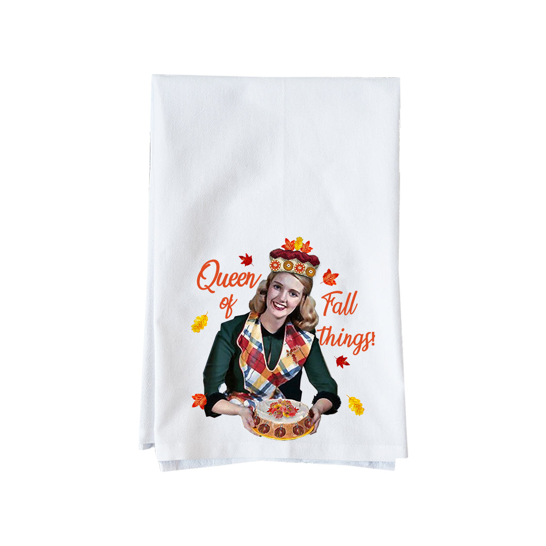 Queen of Fall things  Kitchen Towel