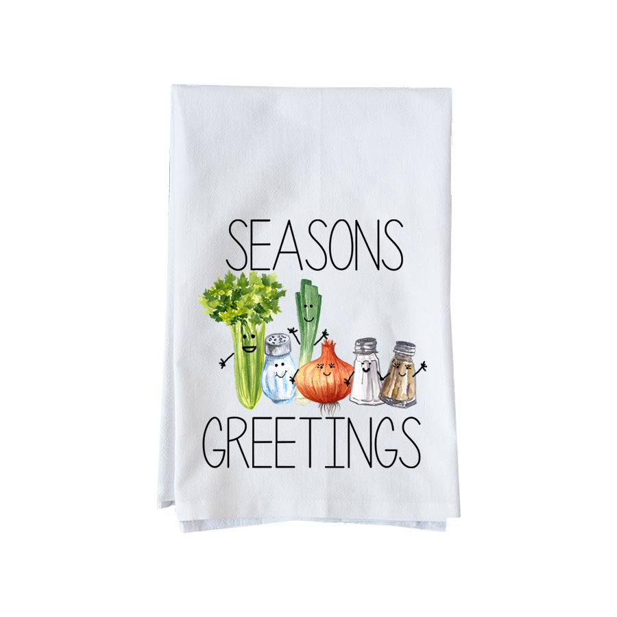 Seasons Greetings Kitchen Towel