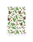Squirrels and acorns Kitchen Towel