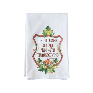 Thanksgiving Crest Kitchen Towel