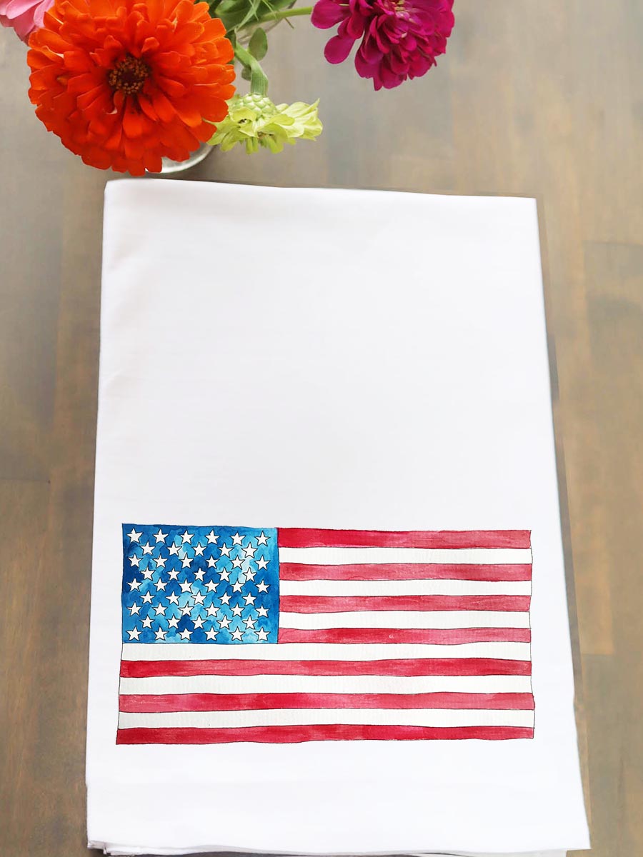 American Flag Kitchen Towel