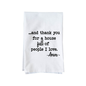 House full of people Kitchen Towel