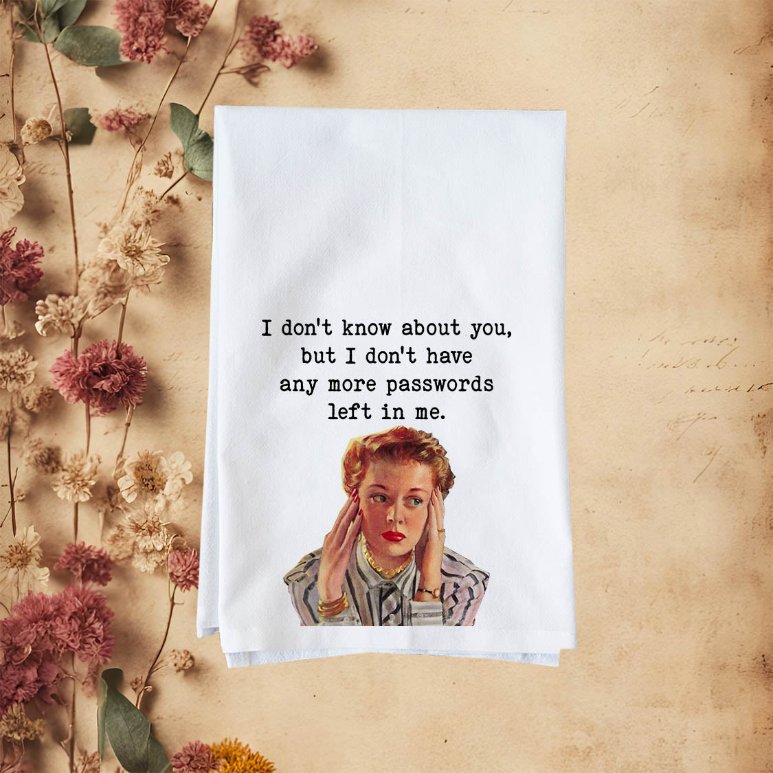 Any Passwords Left Kitchen Towel