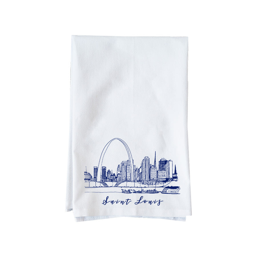 Saint Louis Arch Skyline Kitchen Towel