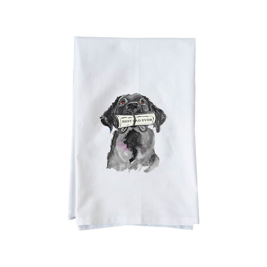 Best Dad Ever Dog Kitchen Towel