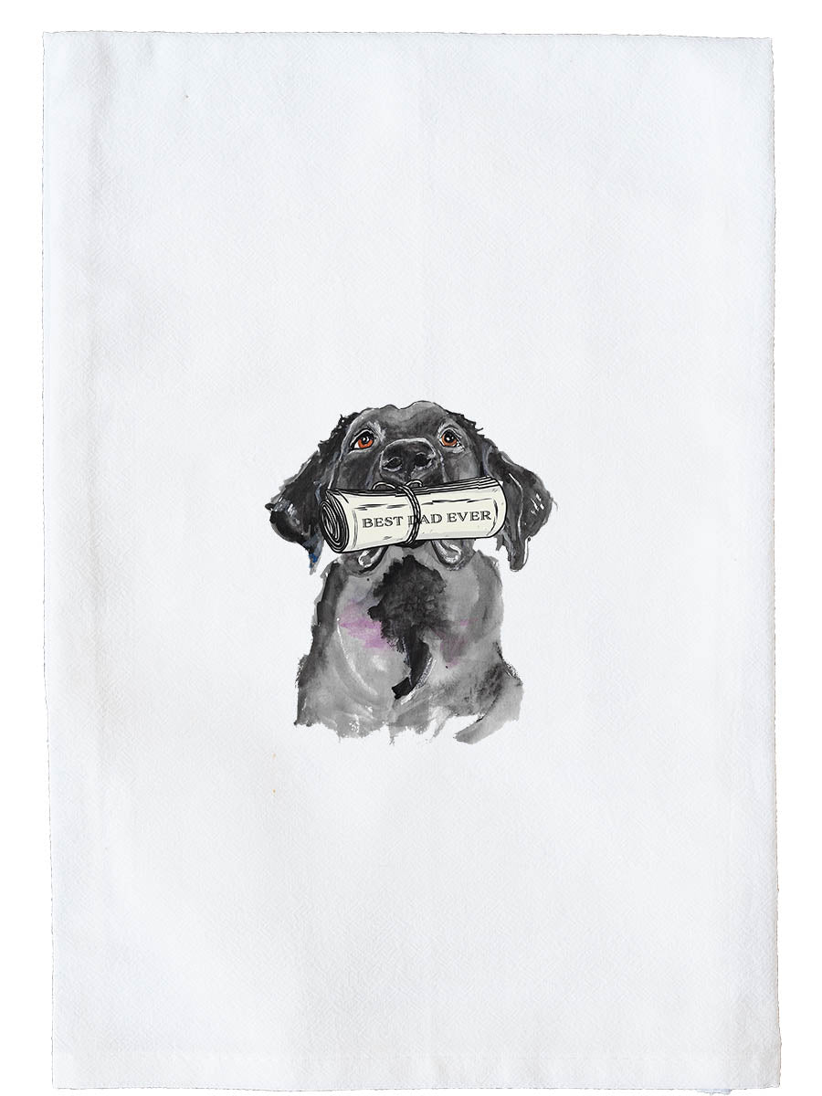 Best Dad Ever Dog Kitchen Towel