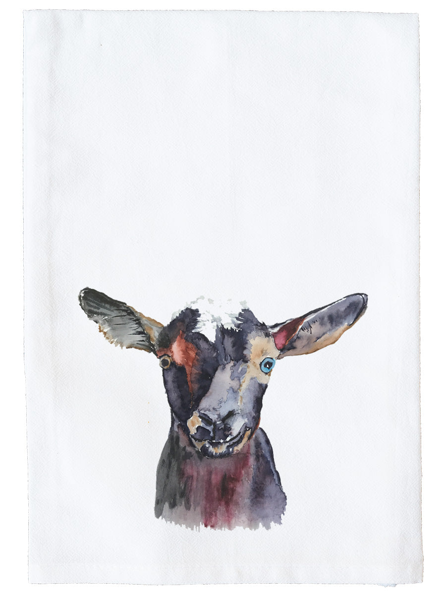 Black Goat Kitchen Towel