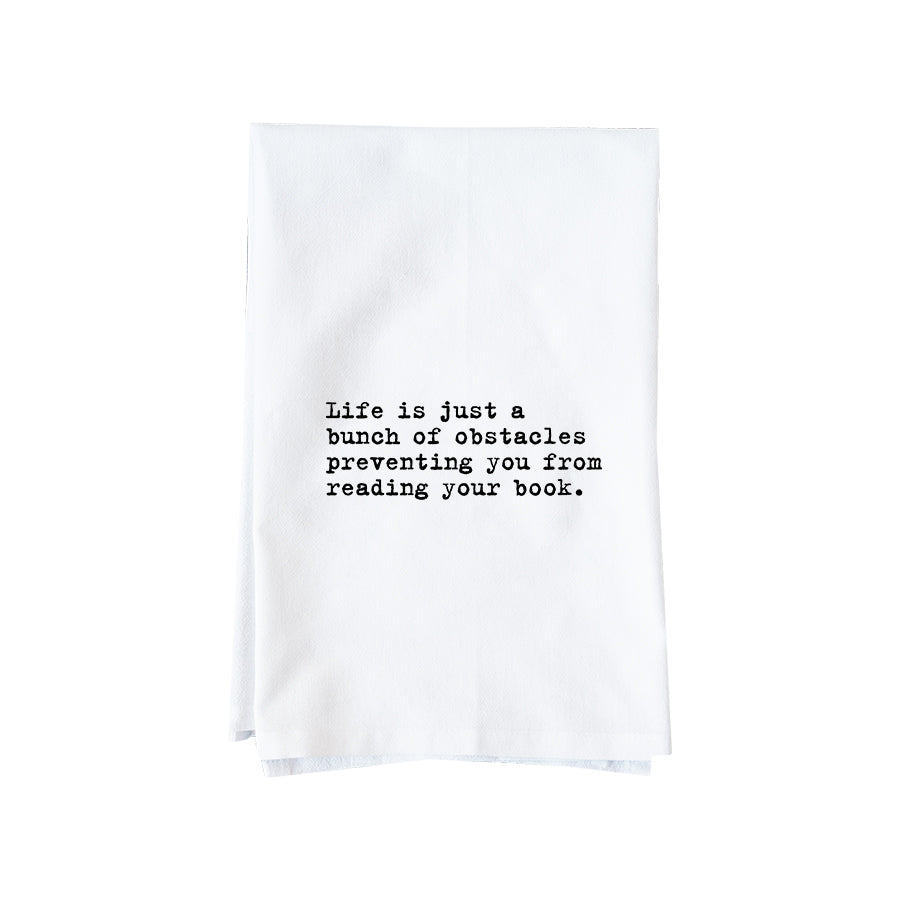 Bunch of Obstacles Kitchen Towel