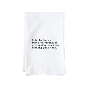 Bunch of Obstacles Kitchen Towel